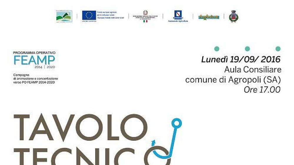 16092016 tavolo tecnico gal