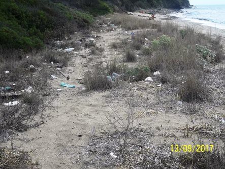 duna baia arena sporcizia