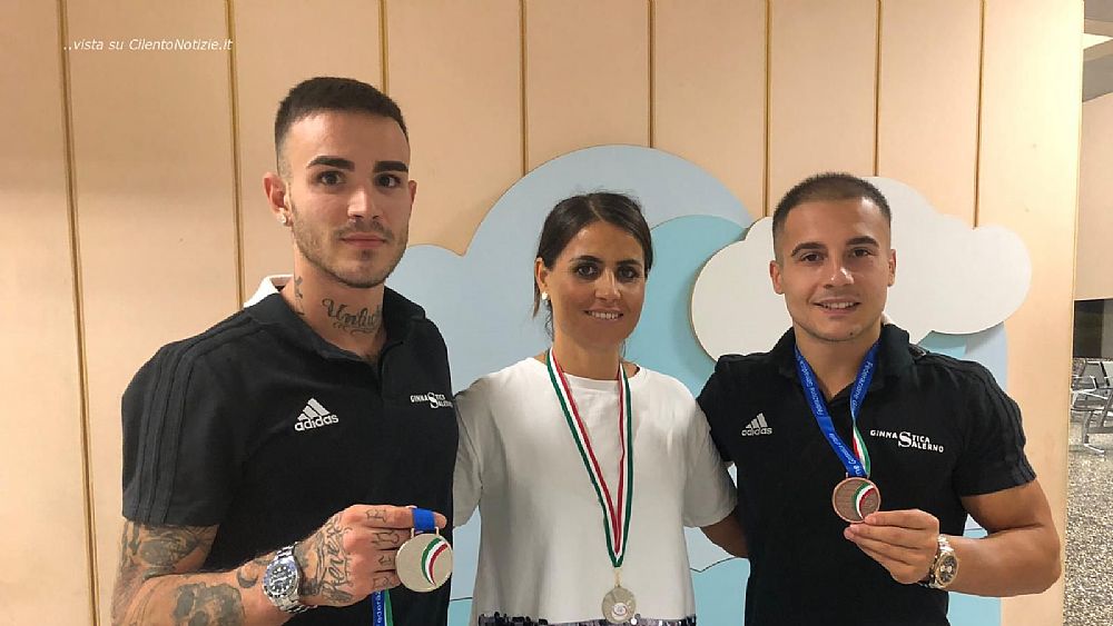 16092019 Ginnastica Salerno con il presidente Sulce