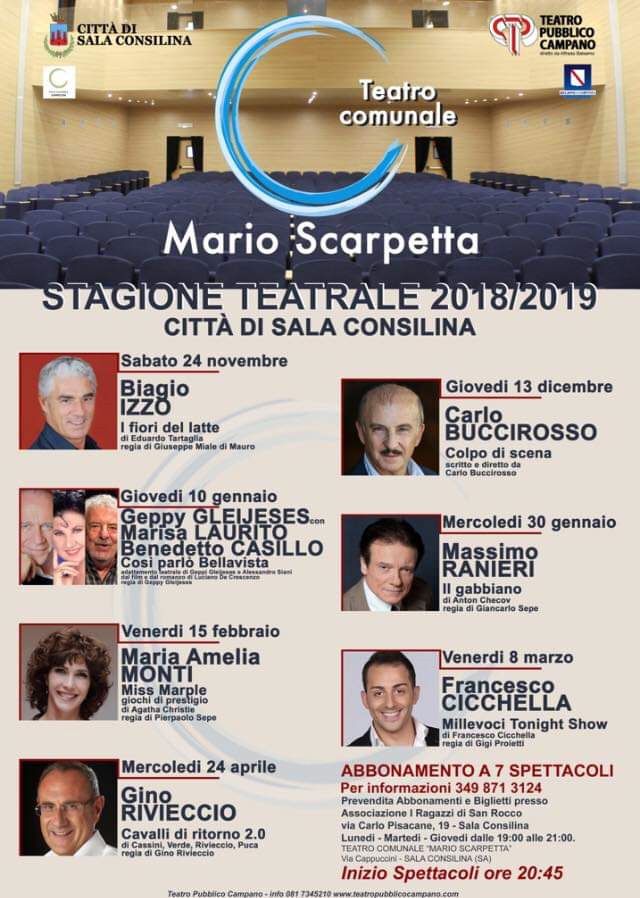 stagione teatrale cartellone