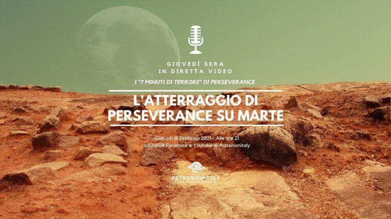 atterraggio perseverance su marte