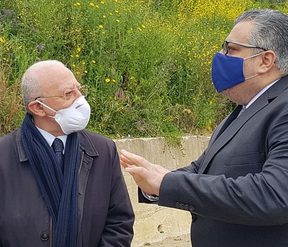 17042021 sindaco coppola con presidente de luca