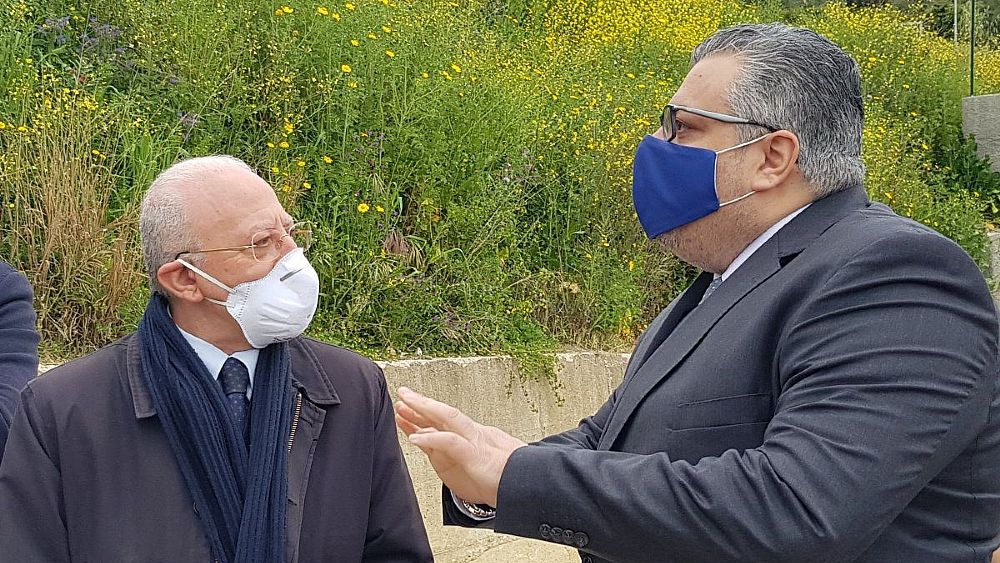 17042021 sindaco coppola con presidente de luca