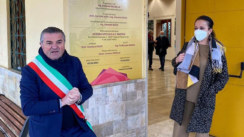 17062021 avvio lavori biblioteca erica  alfieri e di filippo