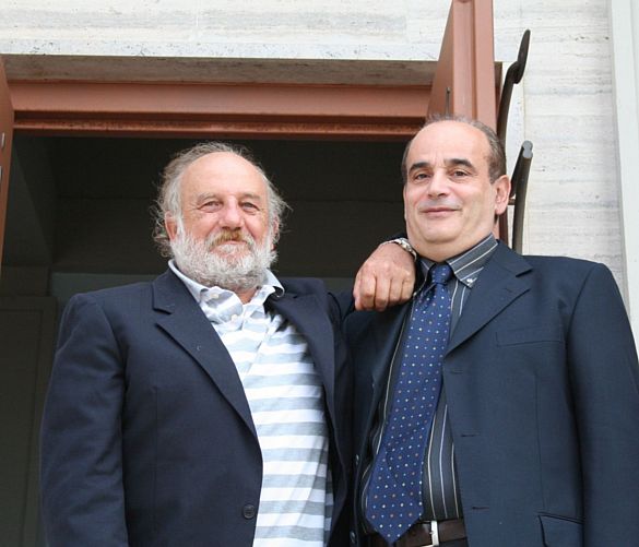 17092019 Gino Cogliandro e Carlo Sacchi esterno auditorium