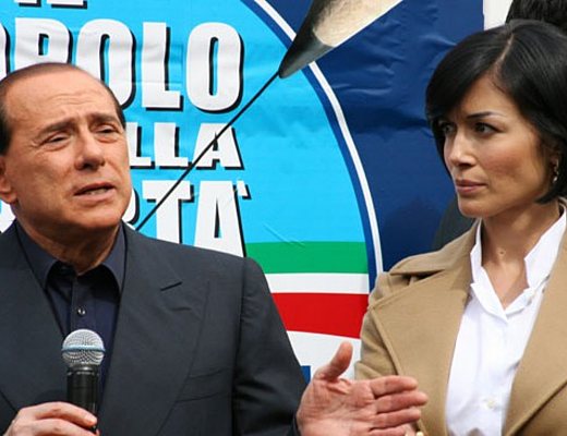 18012013 Berluscono e Carfagna
