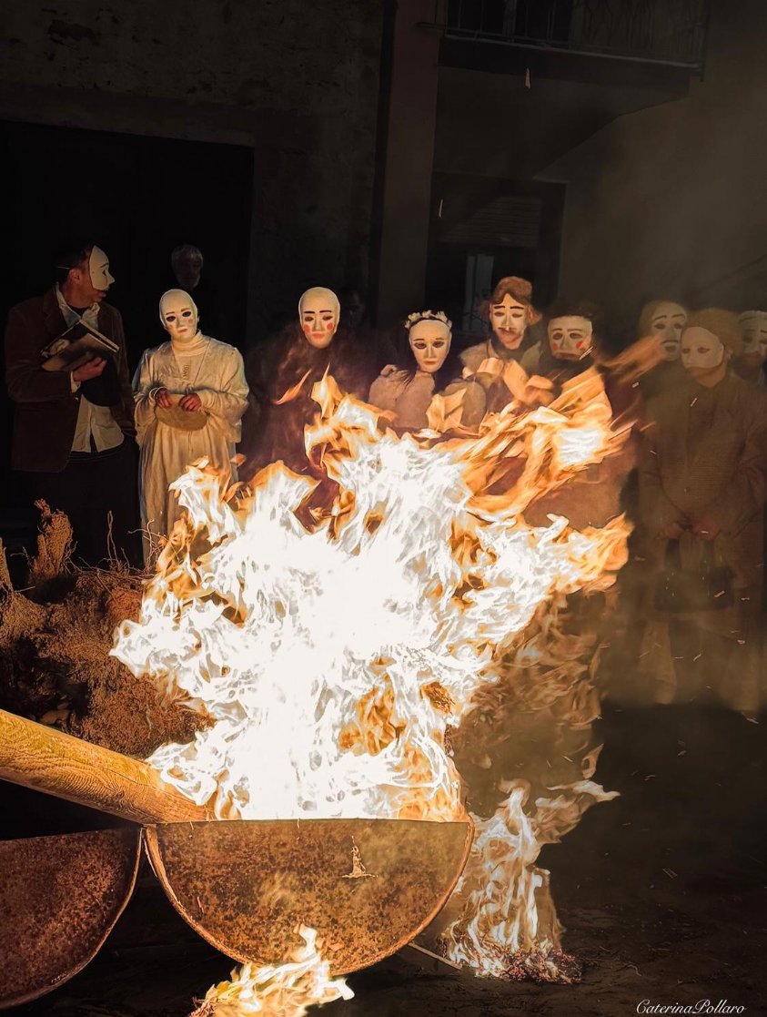 con il fuoco