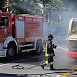 Vallo di Diano Notizie foto - 18042015 bus in fiamme