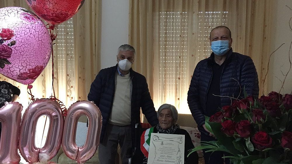 18042020 100 anni maria salamone