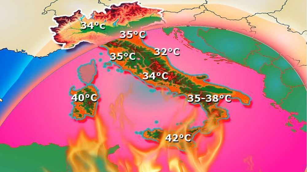 18072018 meteo temperature africane italia