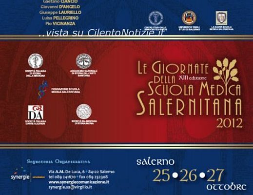 18102012 SCUOLA MEDICA SALERNITANA 2012 18102012 SCUOLA MEDICA SALERNITANA 2012