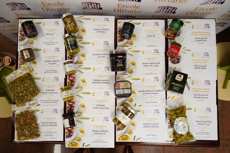 vincitori olive tavolo