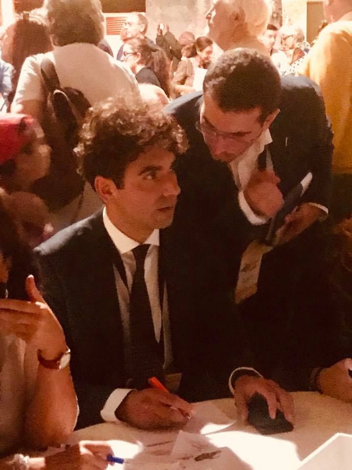 con il sindaco di sapri