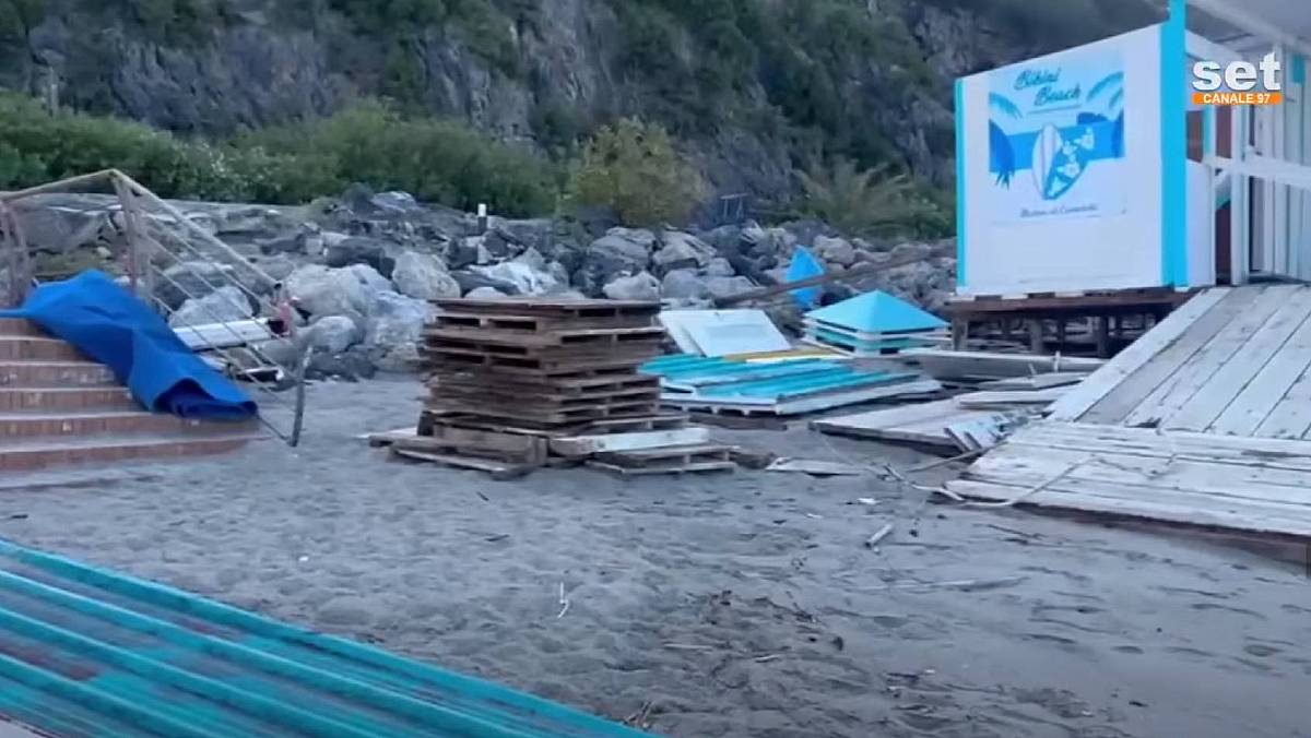 Marina di Camerota, torna il sole sul Mingardo dopo la tromba marina: operatori al lavoro per i danni
