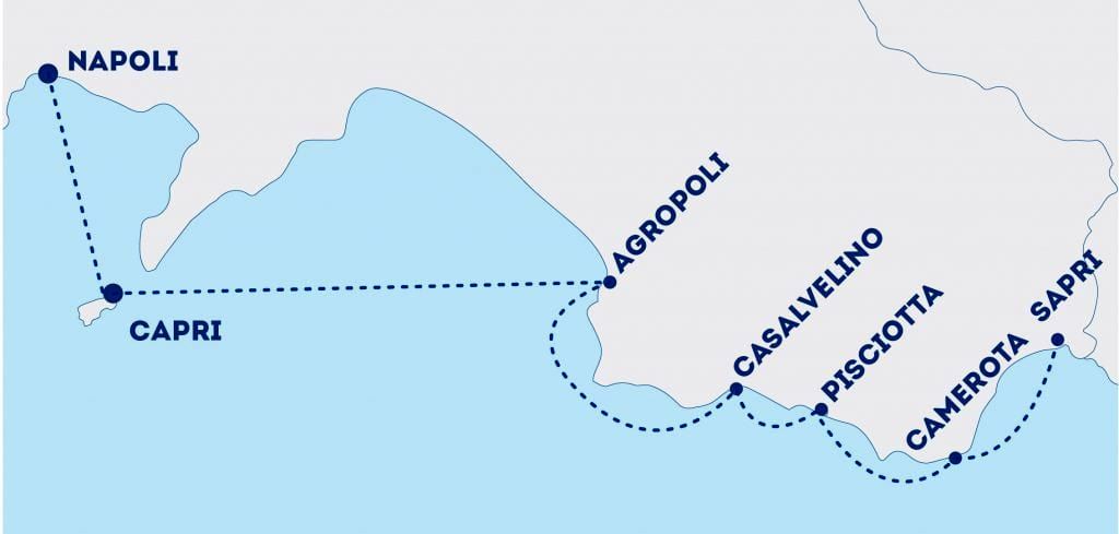linea 3 cilento napoli capri