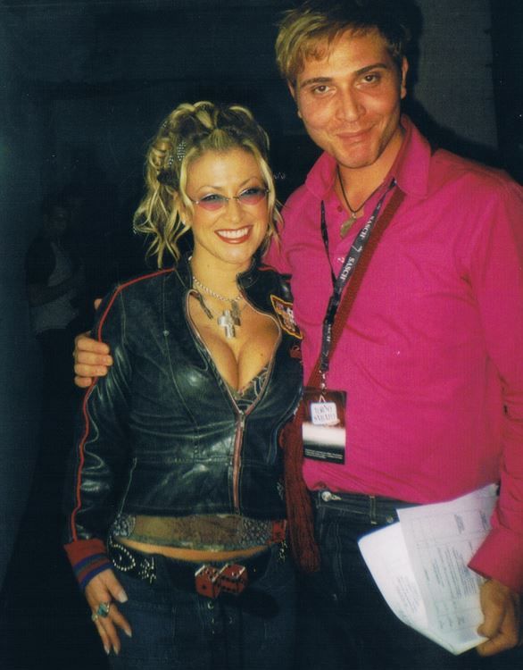 mimmo tuccillo con anastacia foto
