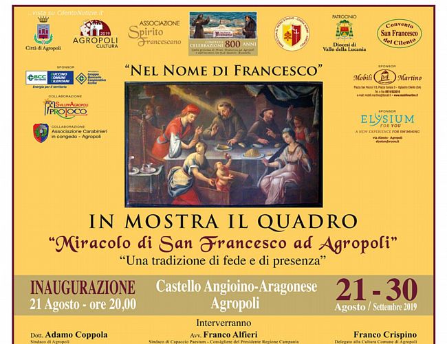 19082019 quadro Miracolo di San Francesco
