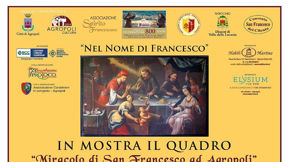 19082019 quadro Miracolo di San Francesco