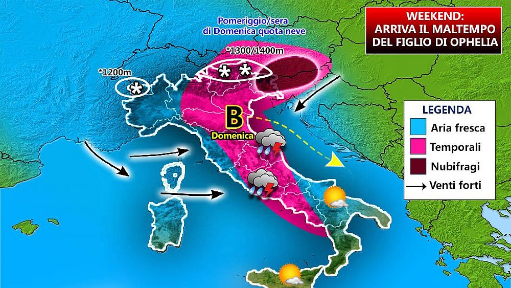 19102017 weekend arriva il maltempo del figlio di ophelia 191017