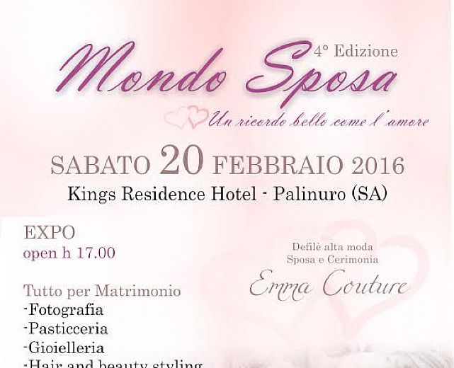 20012016 mondo sposa palinuro 20012016 mondo sposa palinuro