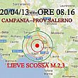 Cilento - Le ultime  Notizie foto - 20042013 terremoto golfo di policastro