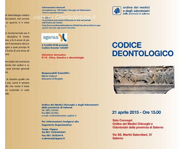 20042015 codice deontologico medici