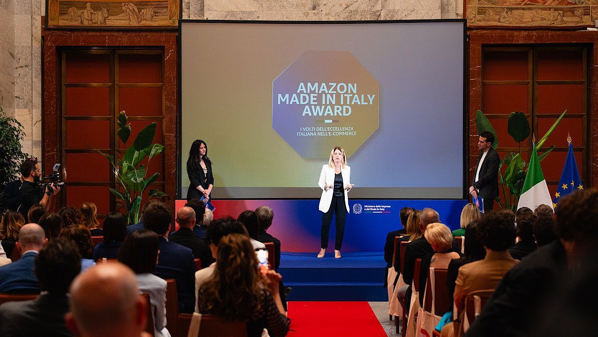 20052025 amazon made in italy award fausta bergamotto mimit 20052025 amazon made in italy award fausta bergamotto mimit