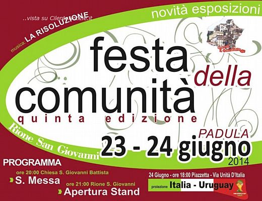 20062014 festa comunita padula