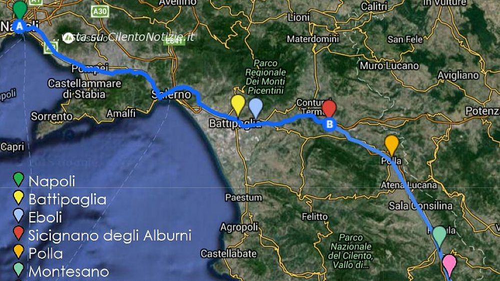 20062016 progetto ferrovia sicignano alburni