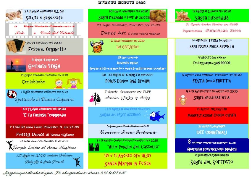 programma estate policastro