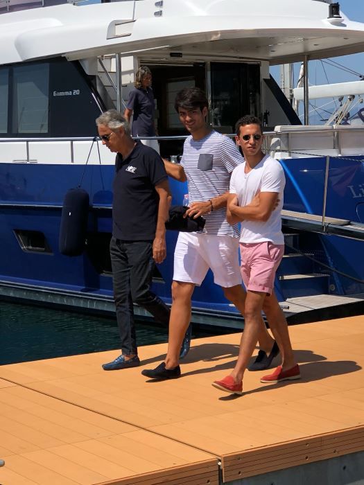 bocelli al porto di salerno