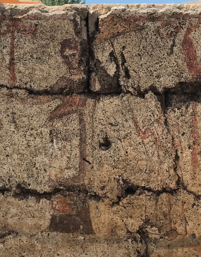 particolare ombrellino al museo