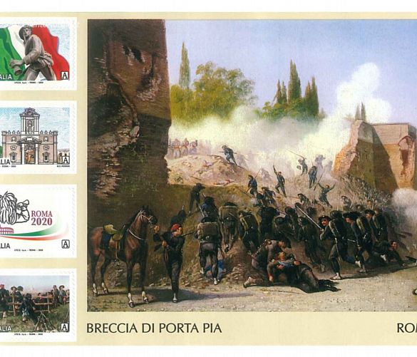 20092020 Foglietto Breccia di Porta Pia