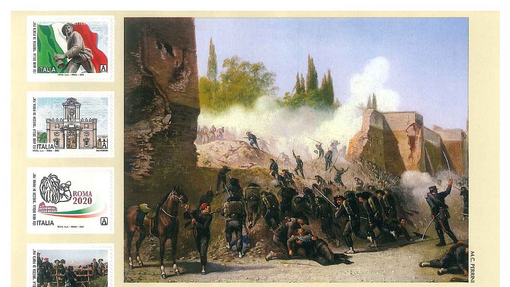 20092020 Foglietto Breccia di Porta Pia