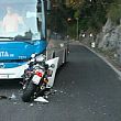 Cronaca foto - 20102014 moto contro bus