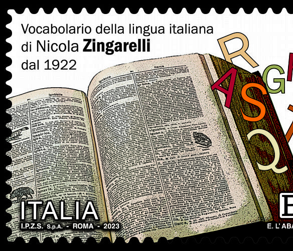 20102023 francobollo vocabolario zingarelli