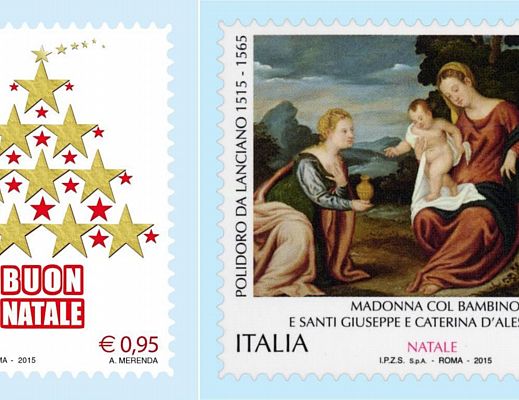 20112015 buon natale francobollo