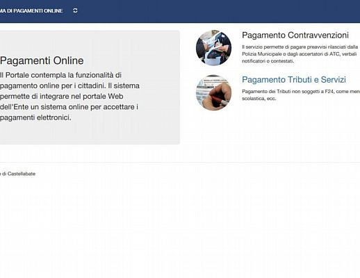 20112015 pagamenti online castellabate
