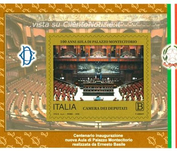 20112018 francobollo montecitorio