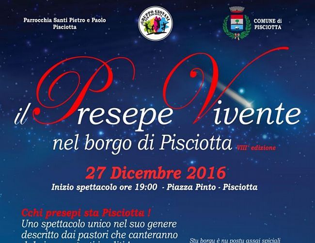 20122016 presepe vivente pisciotta