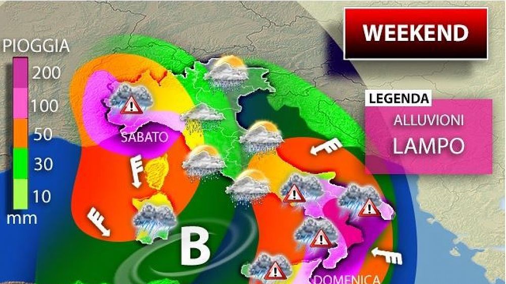 21112019 maltempo fine settimana vortice