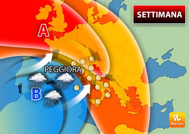 meteo nuova settimana