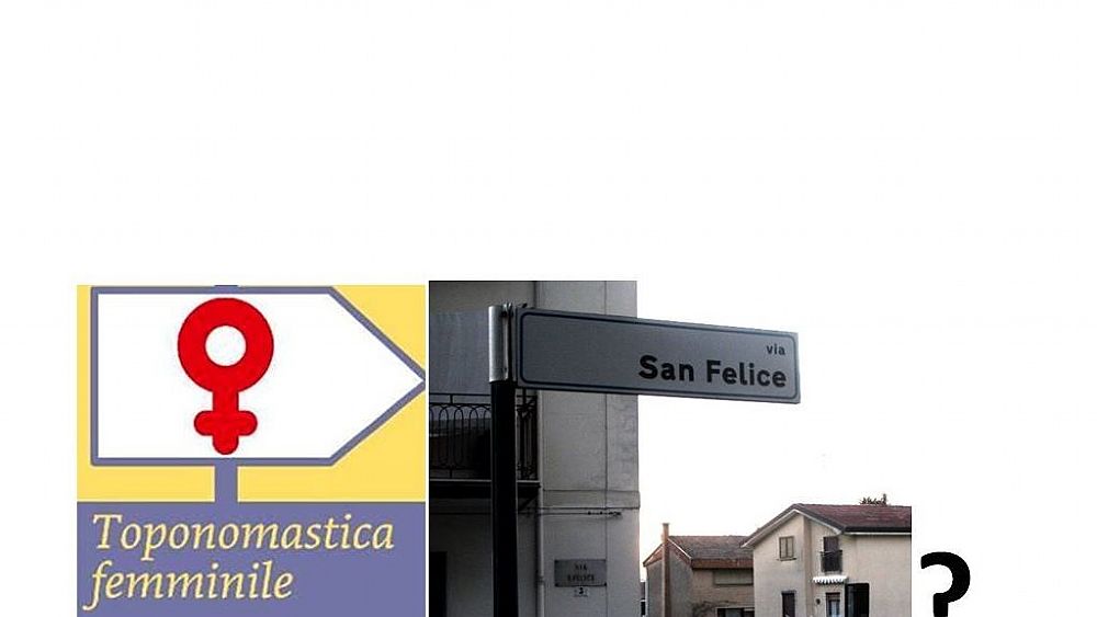 22032016 toponomastica femminile 22032016 toponomastica femminile