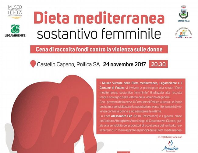 22112017 Locandina Dieta mediterranea sostantivo femminile
