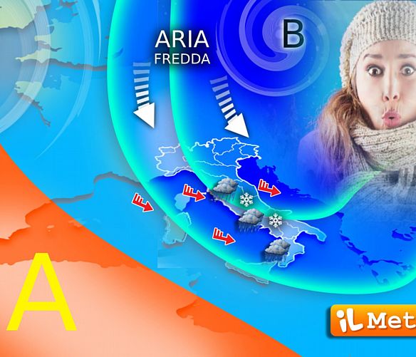 22112024 tempesta artica verso il sud