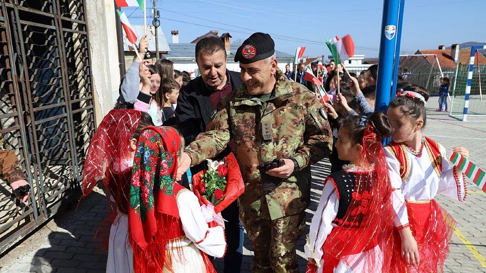 23032019 Il Colonnello Di Marco accolto a Dragash