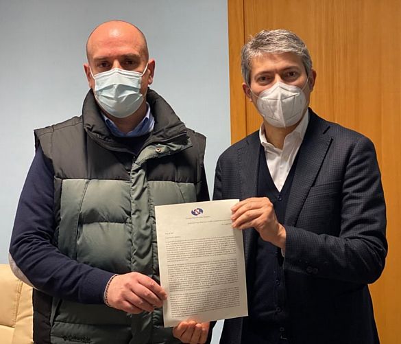 23032021 foto tommaso pellegrino con luigi di salvio