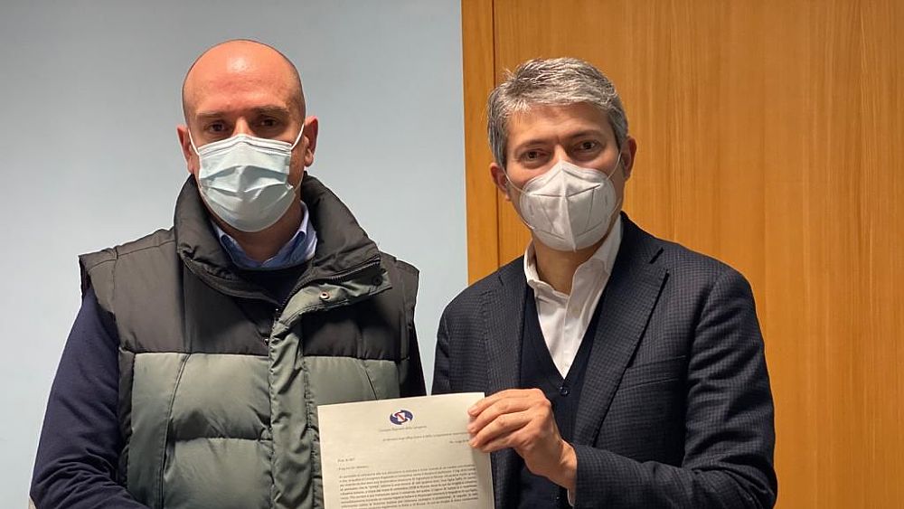 23032021 foto tommaso pellegrino con luigi di salvio