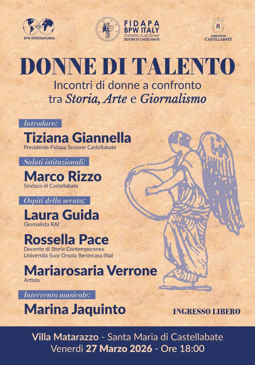locandina fidapa donne di talento