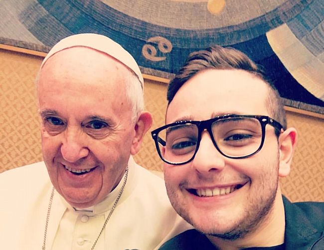 23042016 rocco hunt e papa francesco